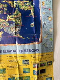 Dragon Warrior II NES - World Map Poster Only - Official Game Insert