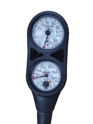 Aeris 2 Gauge Dive Console SPG and Depth
