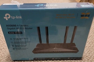 TP-Link Archer AX3000 New Open-Box 4-Stream Gigabit WIFI6 Router