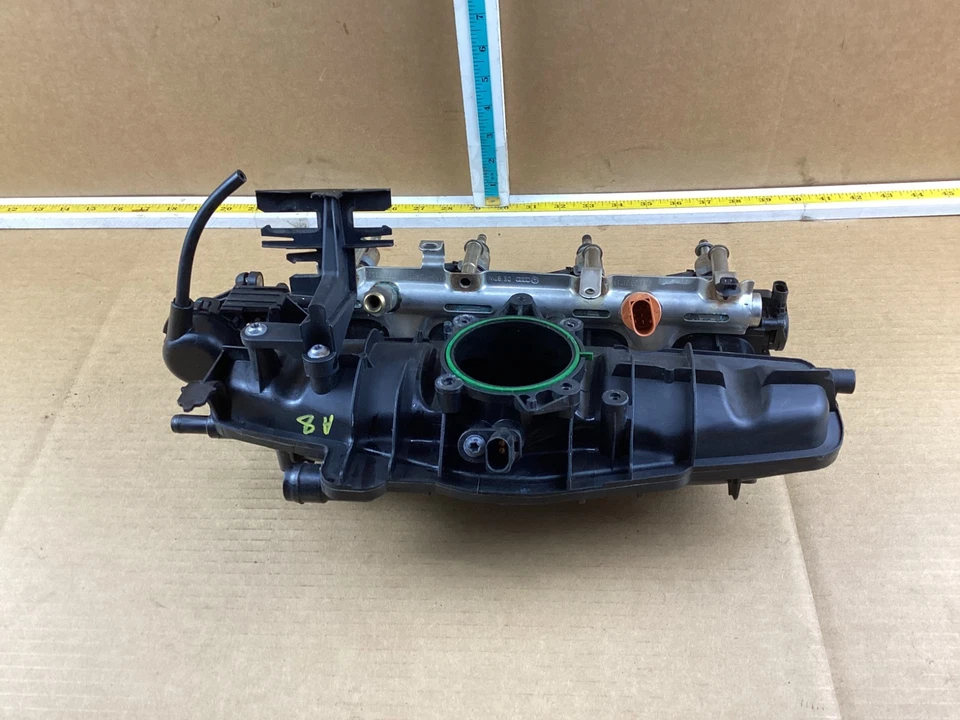 2010-2015 Audi A5 Quattro 2.0L Air Intake Manifold w/ Fuel Injector Rail OEM - Image 3 of 4