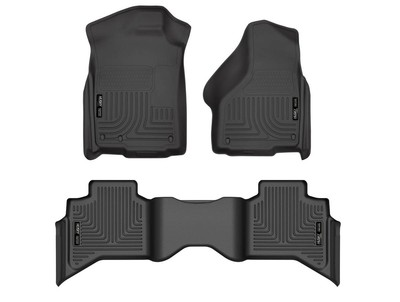 #ad Husky Weatherbeater Mats Fit 09 24 Ram 150019 24 Clsc Body Quad Frnt 2nd Row 3p $134.99