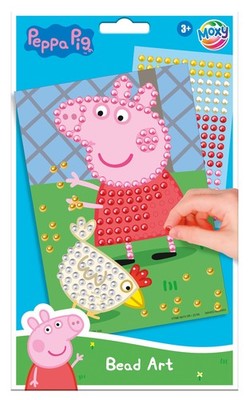 Totum Peppa Pig Bead Art Set, Creative Craft Kit, Ages 5+