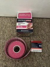 PhysioLogix Kinesiology Pink Tape 5cm x 5m Fitness Physio Muscle Recovery