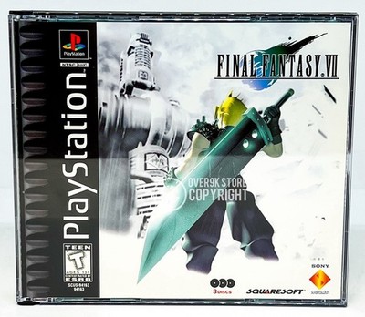 B220 PS ファイナルファンタジー VII   サイン Final Fantasy VII 7 Black Label - PS1 - MISPRINT - Complete