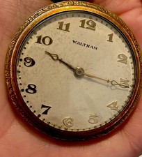 American Waltham 14k Gold Filled Pocket Watch Serial Number Shown Westbrook Cer