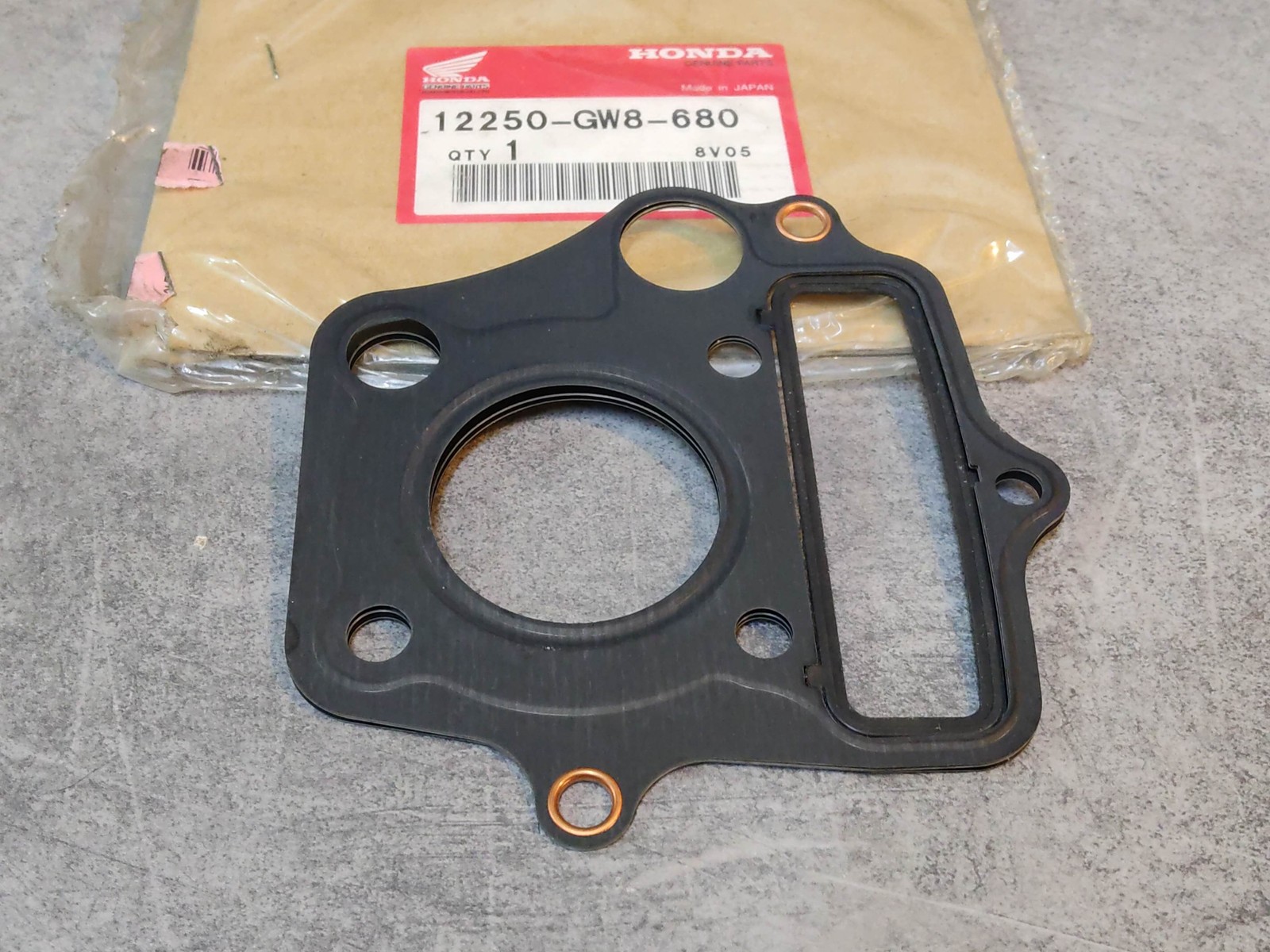 Joint de culasse d'origine Honda pour motos Dax ST50 et Z50 modèles 1987 à 1992