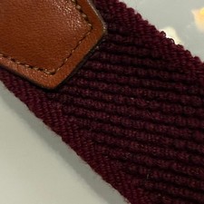 Burgundy and brown stretch belt 31-34" waist #accessorize