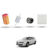 Hoffcar Set Service Kompatibel Mit Alfa Romeo 156 (932) 2.0 Jts 121Kw Von 200