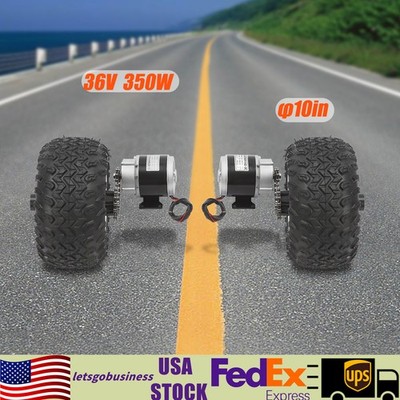 10'' Complet Motor Conversion Kit 36V 350W Double Wheel for Electric Cart Scooter