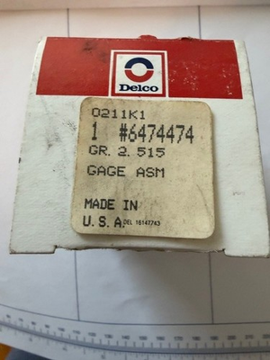 #ad AC DELCO GM OEM NOS 1st DESIGN CHEVROLET GMC TRUCK VOLT GUAGE METER 6474474 $48.95