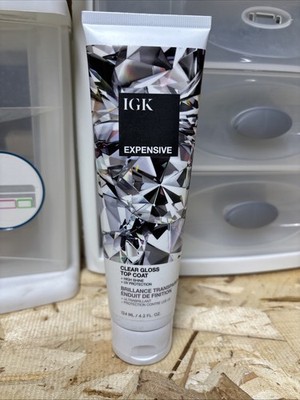 IGK Expensive Clear Gloss Top Coat 4.2 Ounce