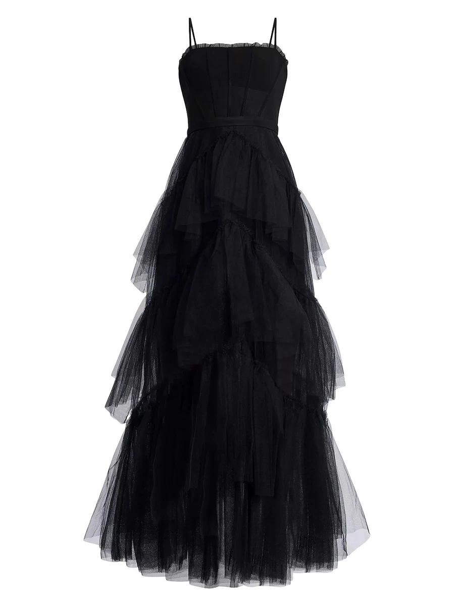 Robe Cocktail Sans Bretelles BCBG Maxazria - Taille 6 - Plissée - Neuf Sans étiquette (NWOT) - Couleur Multicolore