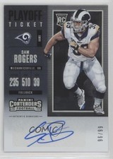 2017 Panini Contenders Playoff Ticket 96/99 Sam Rogers #216 Auto 1h1