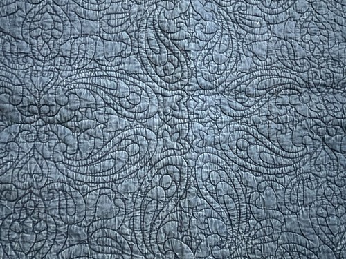 Threshold Dark Blue Denim Quilted Pillow Shams Standard - Pair - Picture 4 of 7