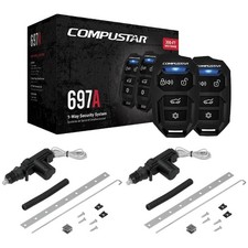 Compustar CS697-A Keyless Alarm 200' Range  Code Alarm DA1 Door Lock Actuators