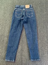 Vintage Levis 550 Womens Jeans 7 Jr M Blue Relaxed Fit Tapered Made in USA Rigid