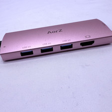 Multiport 4-in-1 USB C Hub Adapter with 4K HDMI, USB 3.0, PD for MacBook Pro