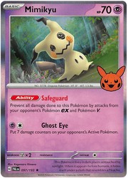 Mimikyu 097/193 Trick or Trade 2023 Holo Rare