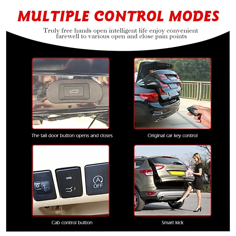 2X Soportes de elevación eléctrica para puerta trasera izquierda y derecha para Ford Edge 2009-2012 2013 Foto 2 de 4