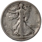 1920-P Walking Liberty Half Dollar 50c Very Fine VF+ Tough Early Date