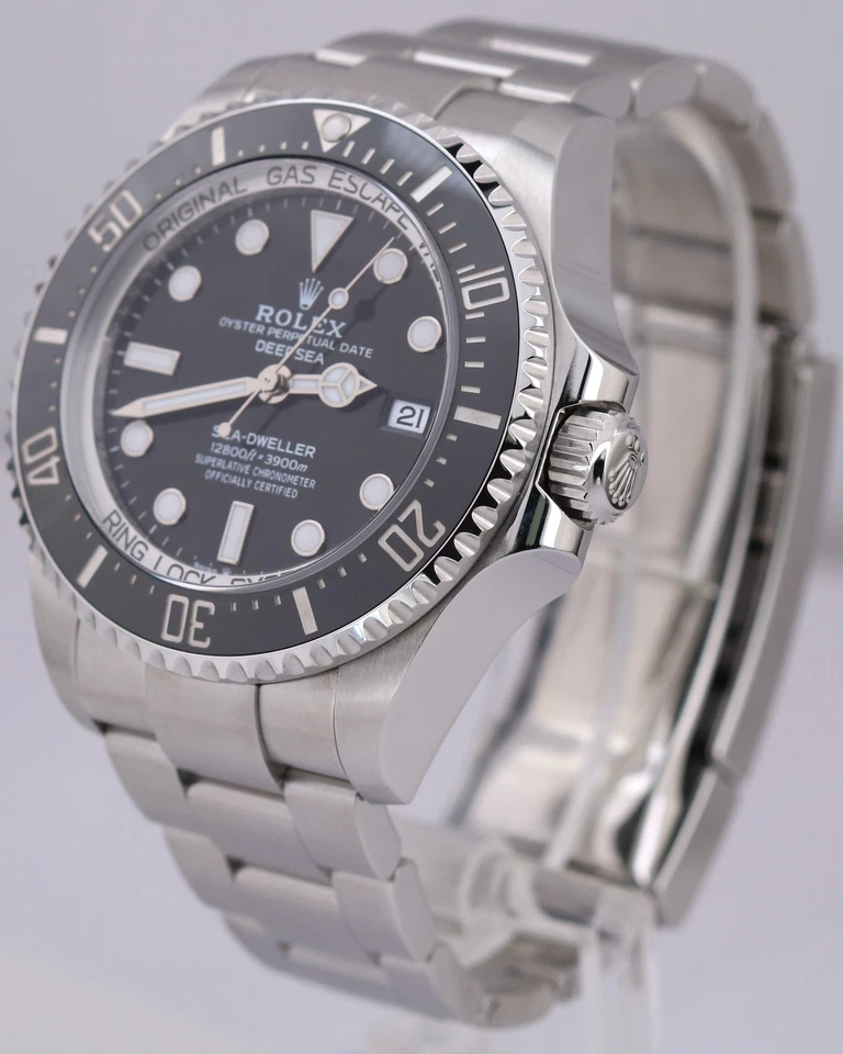 Rolex Sea-Dweller Deepsea NEGRO Cerámica Acero Inoxidable Buceo 44mm 136660 CAJA Foto 3 de 4