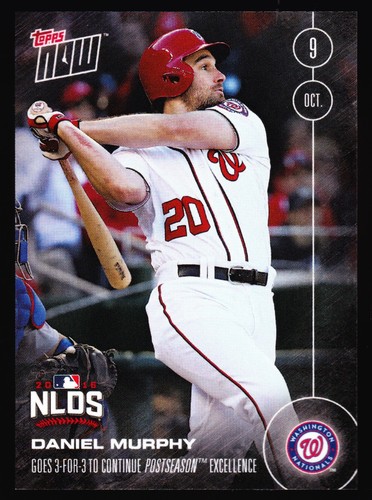 2016 Topps Now 559 Daniel Murphy