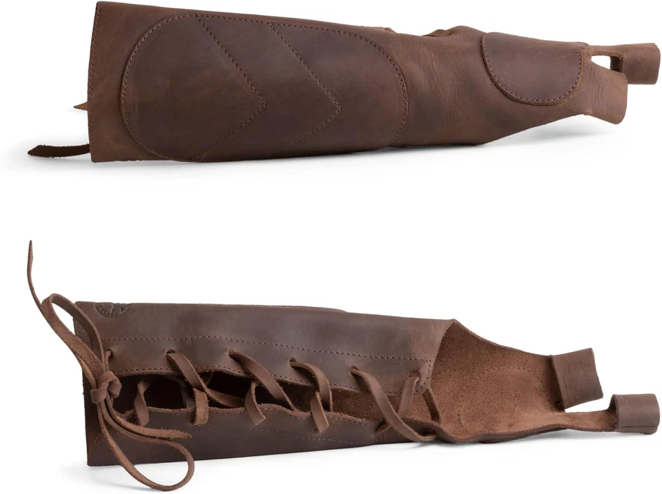 Leather Archery Arm Guard for Men, Women & Youth, Protective Bracer, Full Grain  - Image 2 of 4