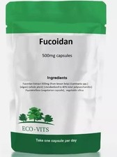 ECOVITS: Fucoidan 500MG Capsules – Immune Support, Cellular Health & Antioxidant