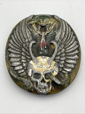 Vintage 1981 Indiana Metal Craft Belt Buckle