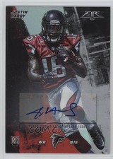 2015 Topps Fire Rookies Silver Auto 116/200 Justin Hardy #33 Auto 0l2