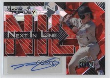 2025 Leaf Metal Next in Line Red Crystals /10 Gavin Turley #NL-GT1 Auto 9cf