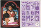 Michael Jackson Card Sticker #10 TOPPS GIANT Sticker Collection Card 1984