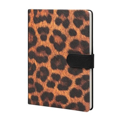Bullet Journal Notizbuch Luxe Leopard Stoff Hardcover Notizblock Notizbuch  R...