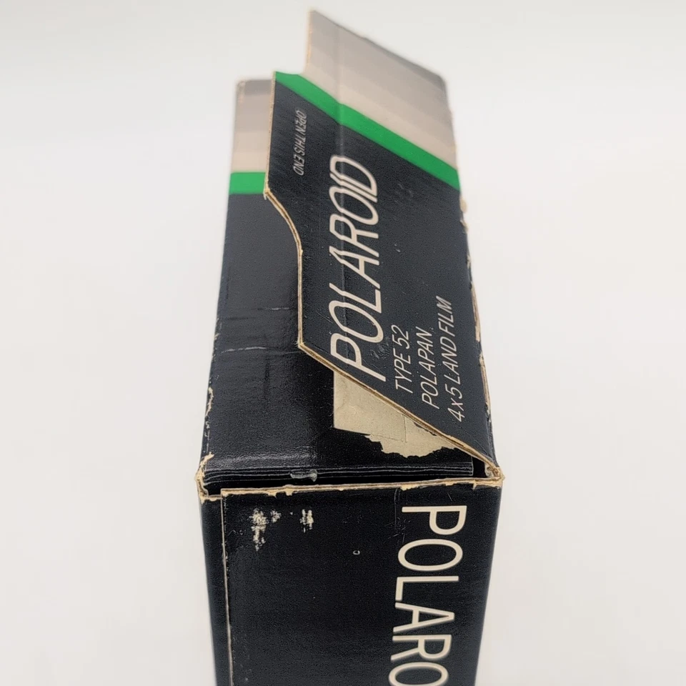 Polaroid Type 52 Polapan Black & White Land Film 4x5 Expiratiion 06/79 Open Box - Image 3 of 4