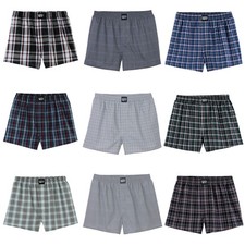 Lousy Livin Lot De 3 Boxershorts « Lousy Check » Coton Bio Gris Karié Homme Neuf