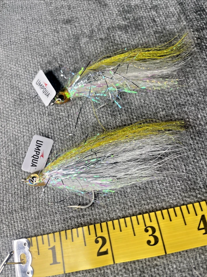 LOTE DE 8 MOSCAS DE AGUA SALADA Umpqua Rainy’s Cabela’s NUEVO (226) Foto 4 de 4