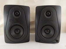 Sterling Mx3 Powered Studio Monitor Speaker Pair 35w Rca Active Black Sterling Mx3 Powered Studio Monitor Speaker Pair 35w Rca Active Black