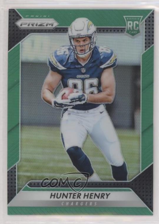 2016 Panini Prizm Rookie Green Prizm Hunter Henry #262 Rookie RC