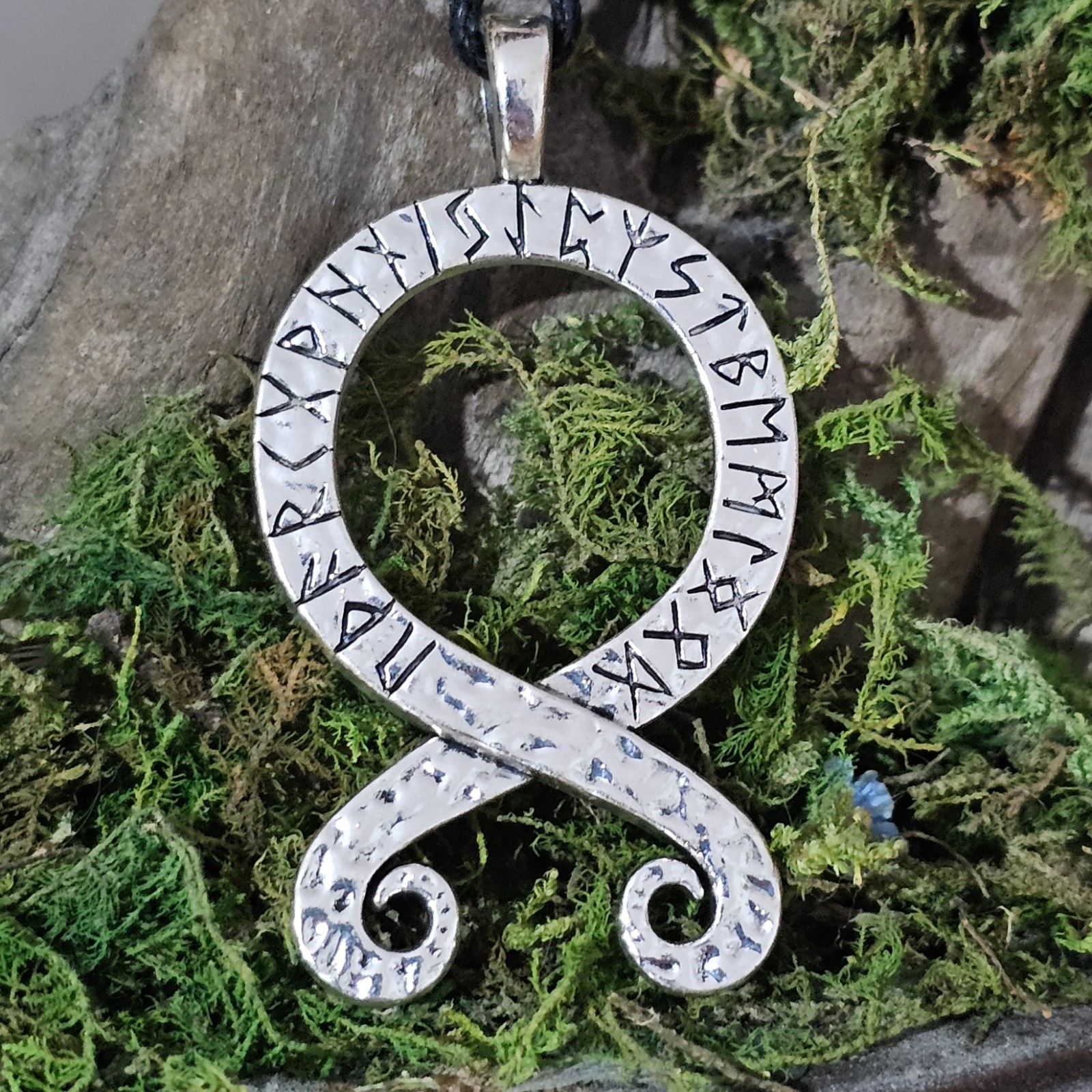 Troll Cross Pendant Necklace Rune Trollkors Othila Odal Ancient Viking Jewellery