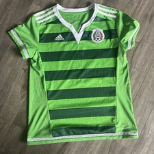 Mexico Soccer Footbal Jersey Adidas Kids 14-16 EUC