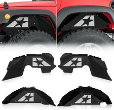 Front  Rear Inner Fender Liners Compatible with 2007-2018 Jeep Wrangler JK ...