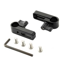 15mm Single Rod Holder with Counter Bore, Camera Rod Rail Extension EVF Mount...