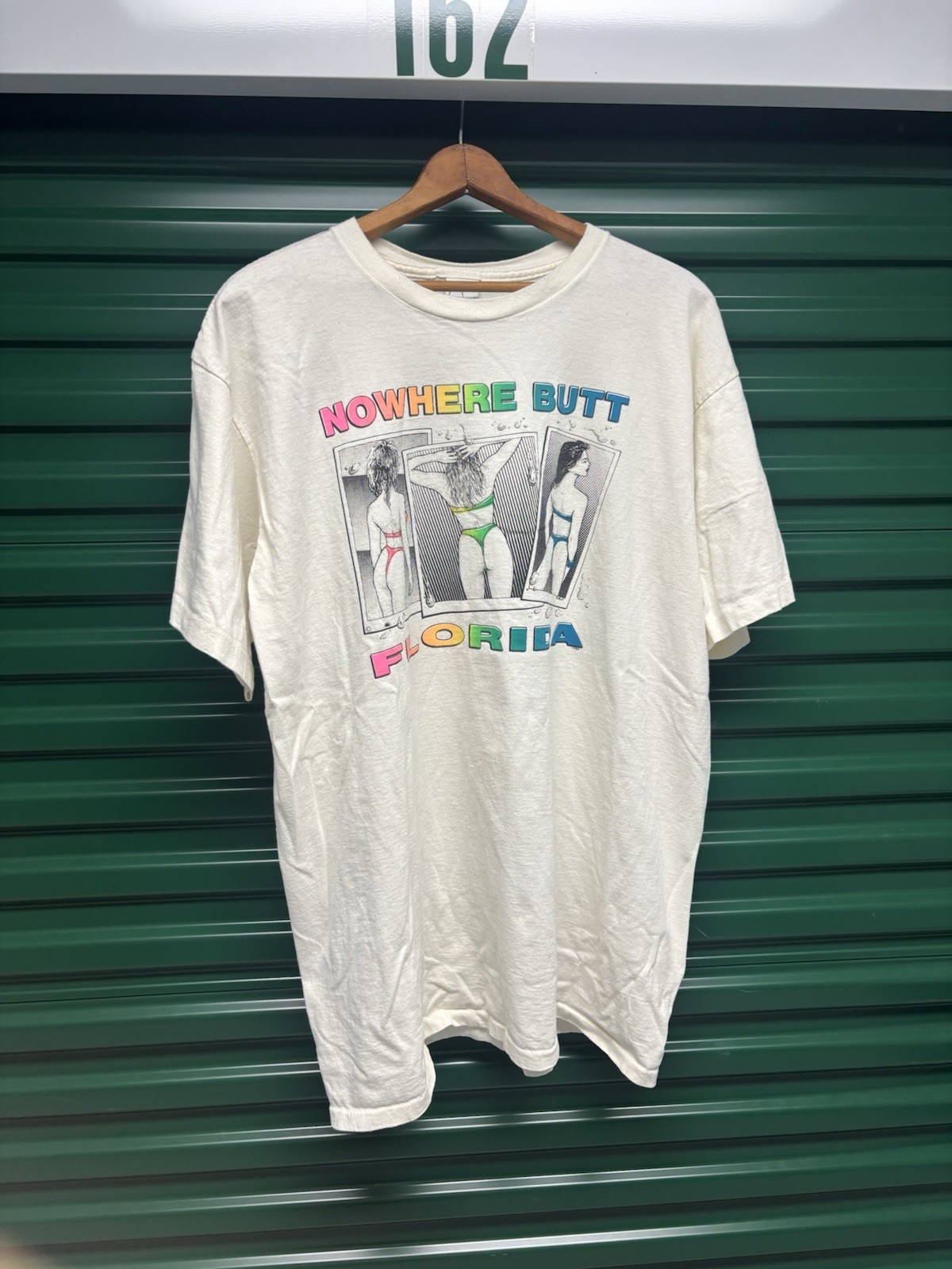 Vintage 90s “nowhere Butt Florida” Dirty humor Joke Sex Graphic T-shirt Size XL