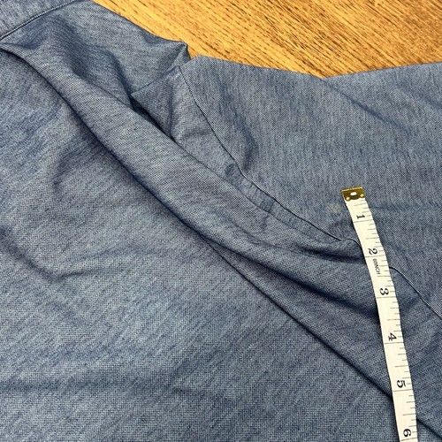 Travis Mathew Polo Shirt Mens 3XL XXXL Blue Golf Performance Pima Cotton - Picture 8 of 11