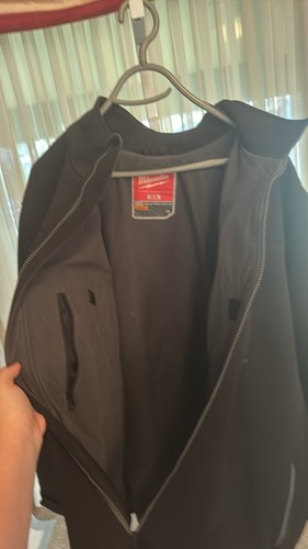 Milwaukee M12 Heated Gear Men's 3X Black Toughshell HEATED Jacket No Battery - Picture 5 of 8