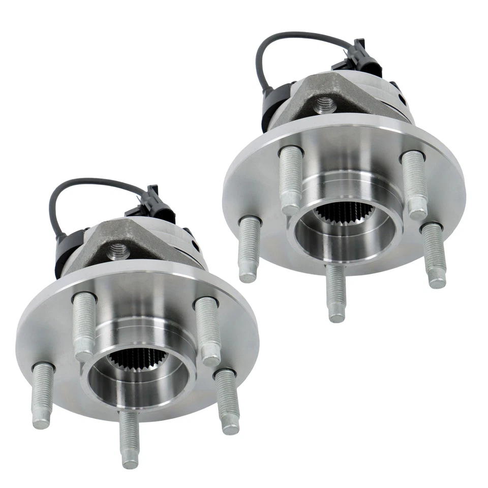 Par de cojinetes de cubo de rueda delantera para Chevy Malibu Cobalt Pontiac G6 Saturn Aura Foto 2 de 4