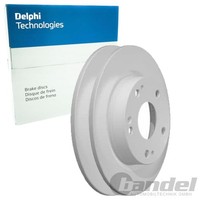 2X Delphi Bremsscheiben 271Mm Voll Hinten Passend FÜR Ford Focus | BG5297C