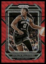 Jocelyn Willoughby 2023-24 Panini Prizm WNBA Ruby Wave New York Liberty #49