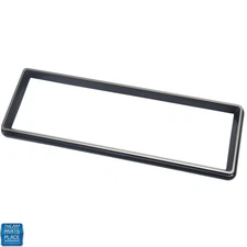 69 GTO LeMans Center Dash Vent Air Conditioning Bezel Black W/ Chrome Inlay