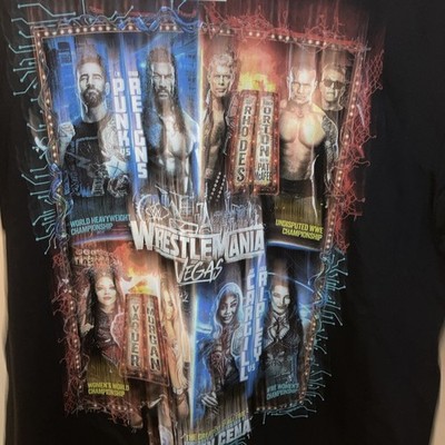 WWE WRESTLEMANIA 42 I WAS THERE ROSTER T-SHIRT LAS VEGAS